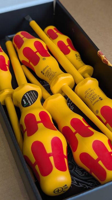 Wera -1060 i/1062 i/6 VDE- Set de 6 Chaves de Fendas Isoladas 1000V PH