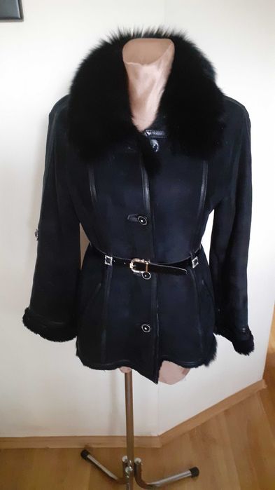 Kurtka kożuch naturalny