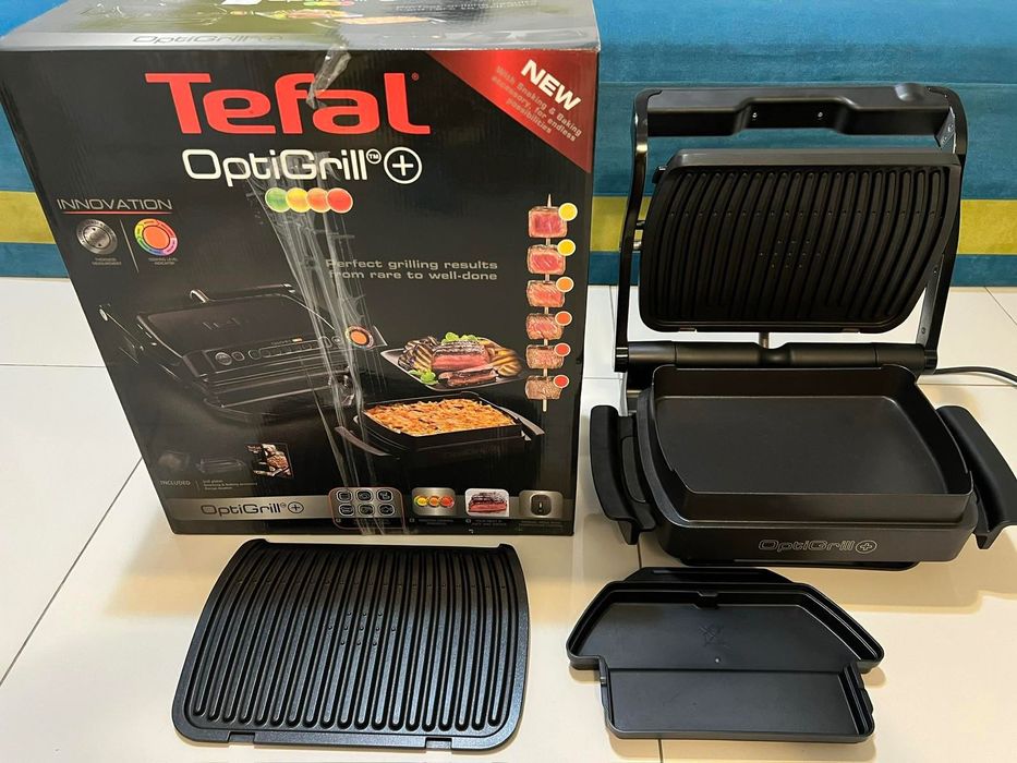 Контактний електричний гриль Tefal GC714834 + противень для запікання