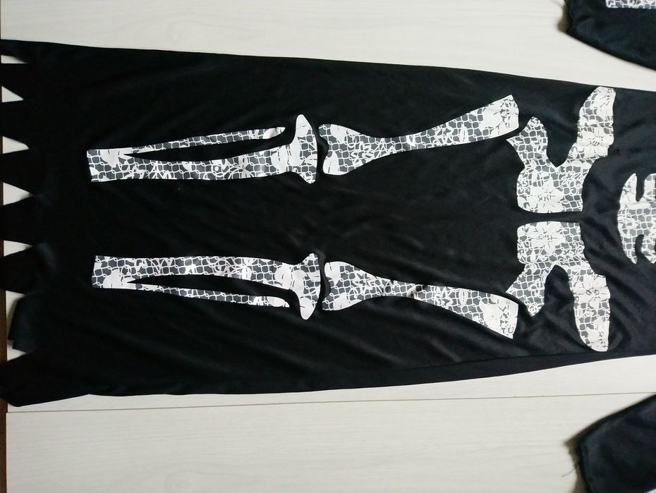 Карнавальне плаття Скелет S, M, XL розмір