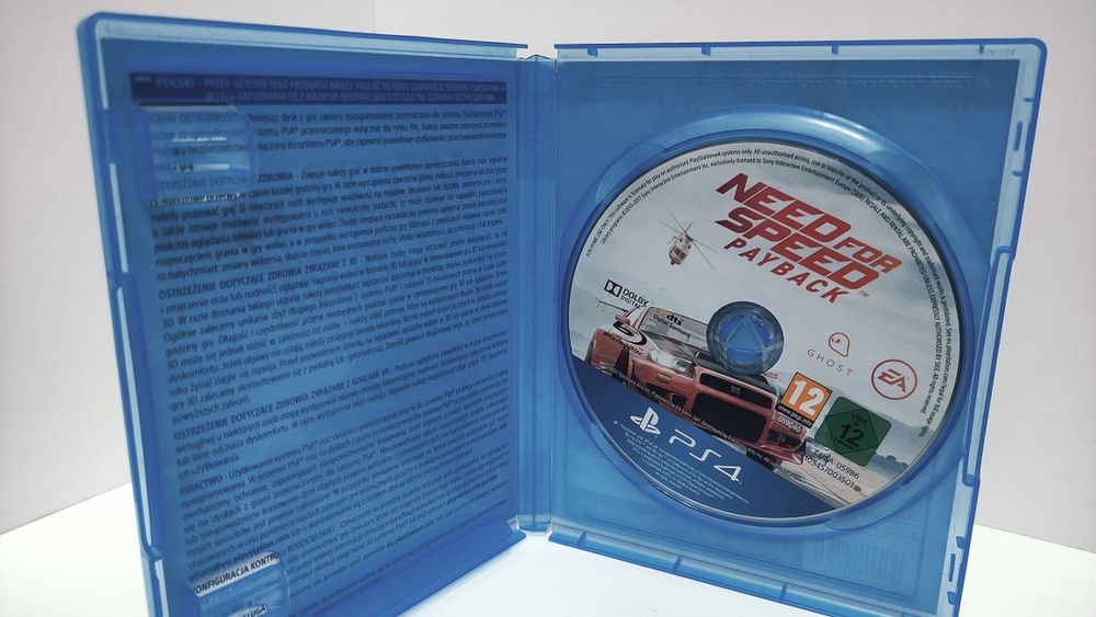 Need for Speed Payback PL PS4 Playstation 4