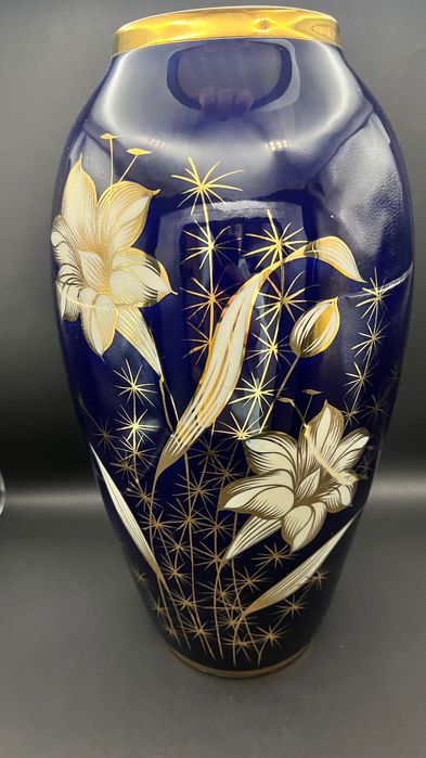 Wazon kobalt porcelana Chodzież