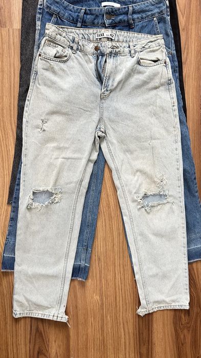 Джинси на високій посадці розміри від S до XL