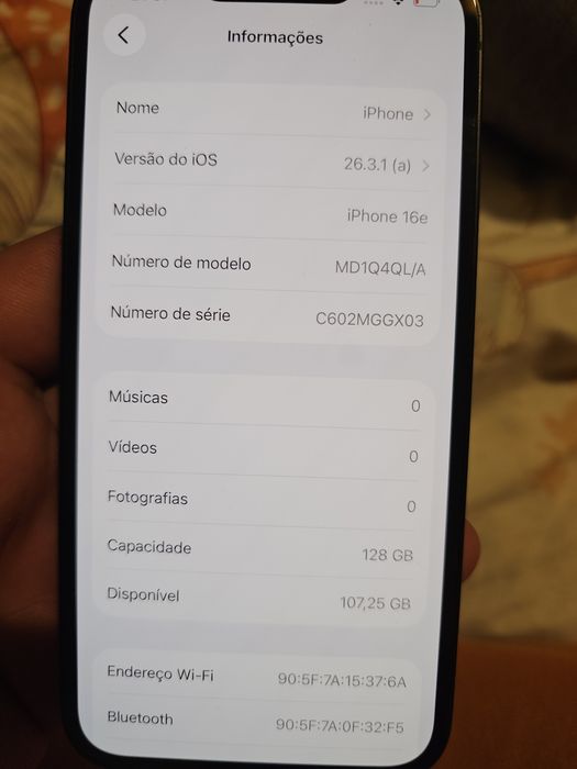 Iphone 16e  128gb 100%