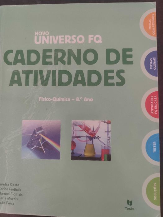 Vendo cadernos de actividade escolares do 7 ao 9 ano.