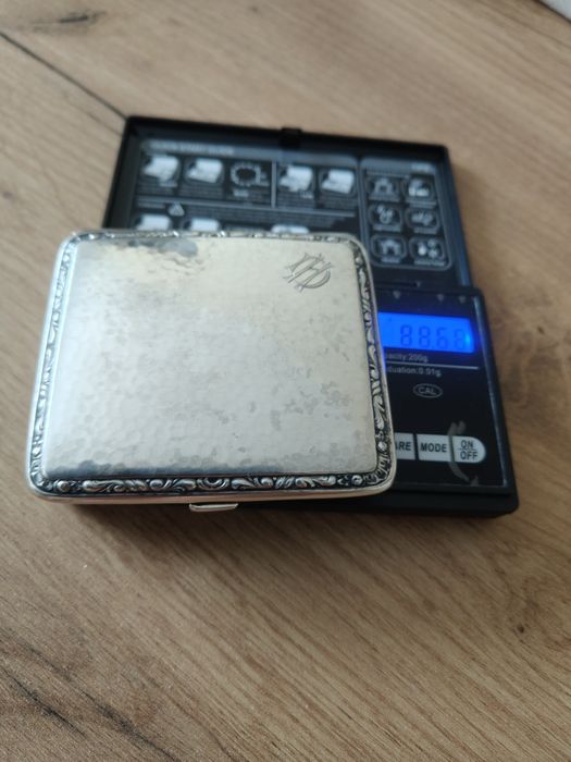 Srebrna papierośnica or 800 waga 88,61