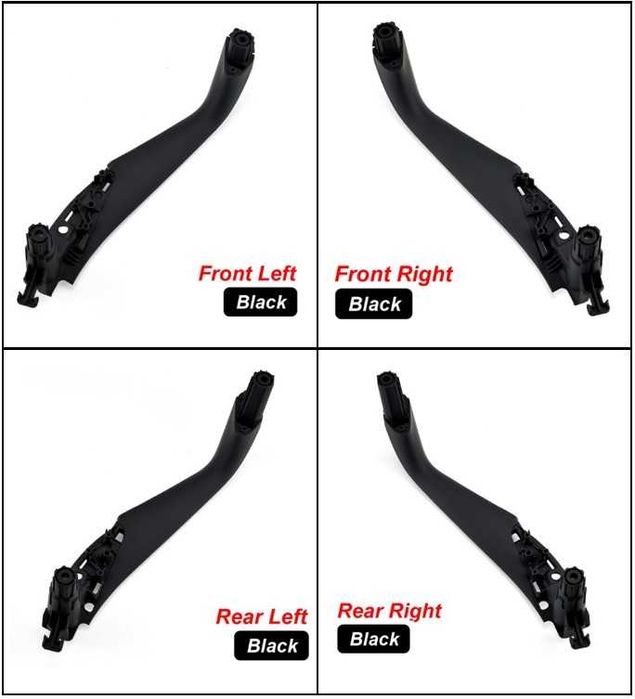 Puxador porta interior preto oyster ou bege BMW série 5 G30 31 38