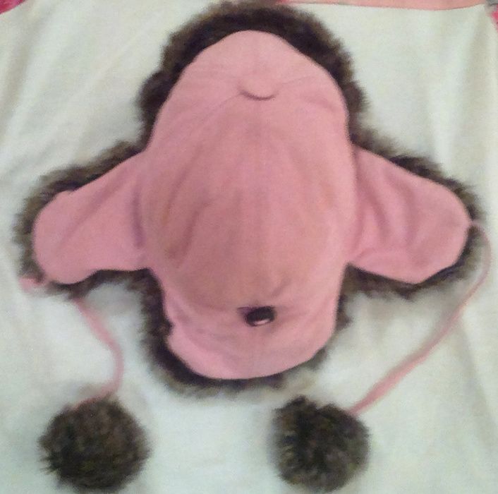 Новая теплая детская шапка-ушанка, р.54