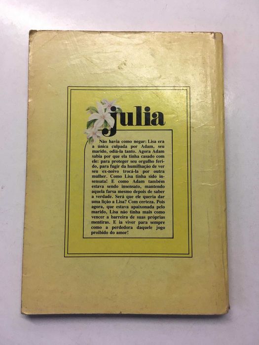 Livro - 'Julia' - O Jogo Proibido do Amor