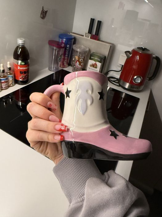 Kubek cowboy coquette kowbojki coquette różowy flying tiger