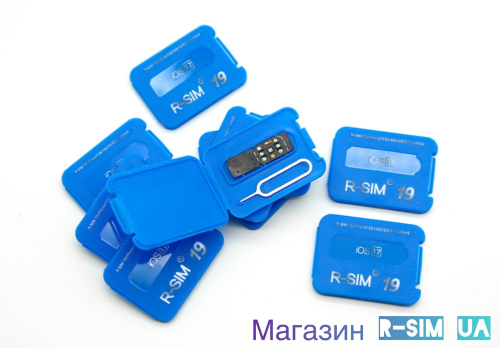 R-SIM 19 V1.43.77 Нова Технологія QPE Розблокування iPhone R-SIM-E-SIM