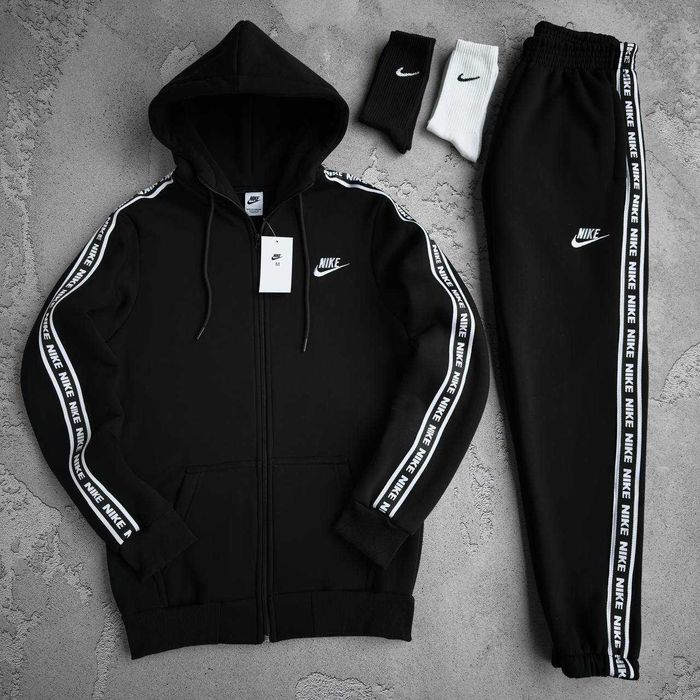Чоловічий костюм Nike теплий: зіп худі-штани