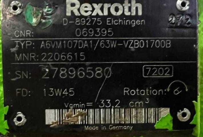 Rexroth A6VM107DA1/63W-VZB01700B (A6VM107DA1) Silnik hydrauliczny