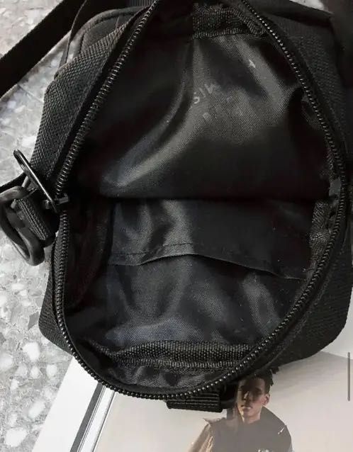 Stussy чорна сумка месенджер стусі барсетка на плече чоловіча барсетка