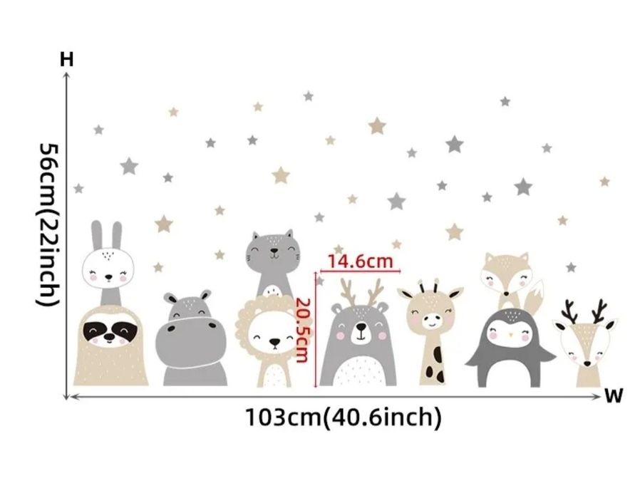 Naklejki ścienne do pokoju dziecięcego