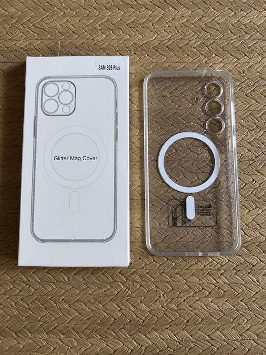 Etui Clear brokat do Samsung Galaxy S25Plus/ MagSafe + szkłoGratis nowe