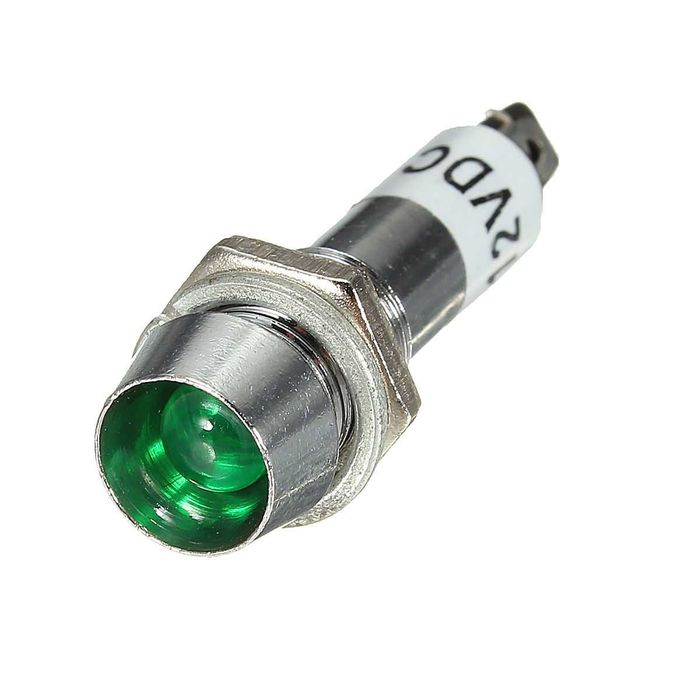 33 LED aviso 12V 8mm várias cores (para despachar)