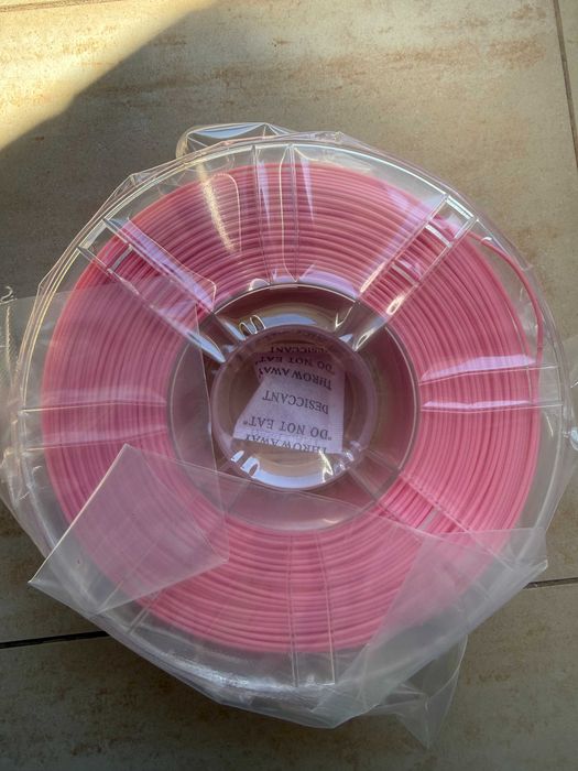 Filamento PETG rosa 1.75mm 1kg para impressora 3D filament