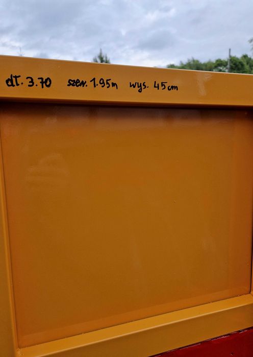 Przyczepa przyczepka z kiprem 3.70m 1.95m