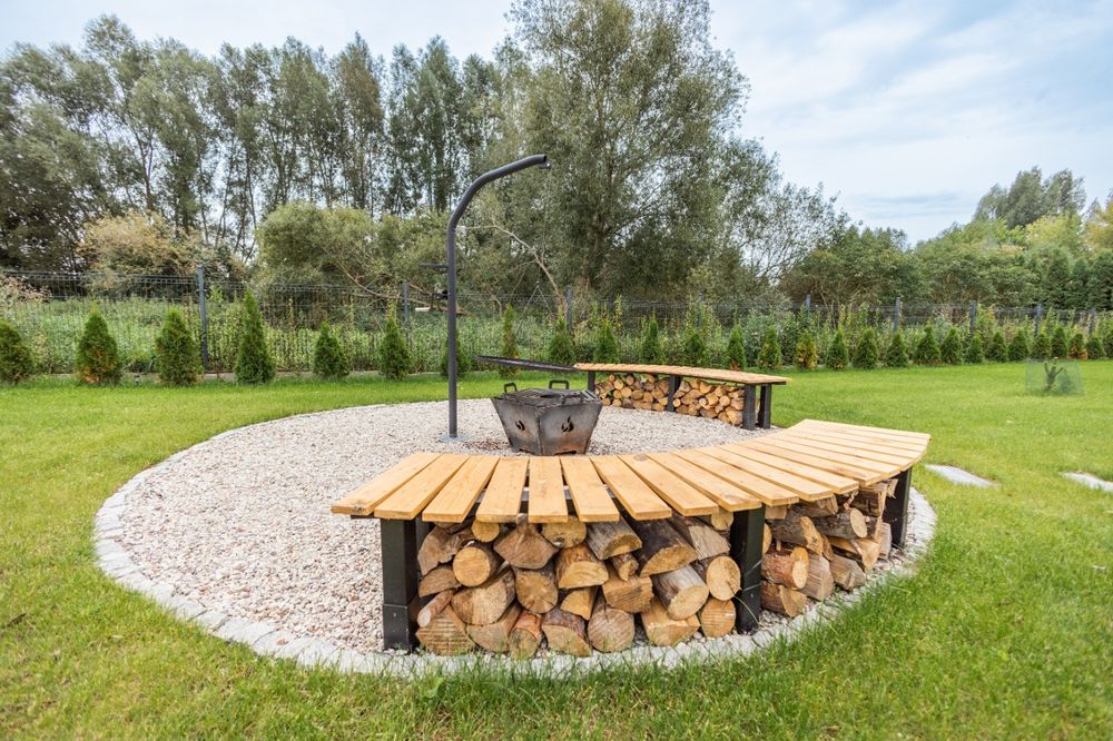 Domki letniskowe na wynajem Sajzy k. Ełku  jezioro Łaśmiady, Mazury.