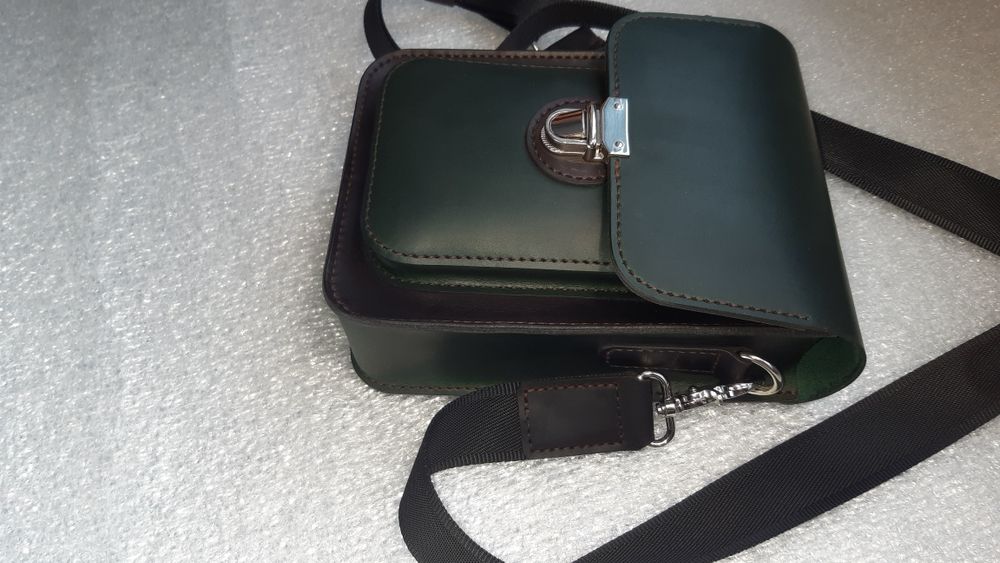 Сумка из натуральной кожи.Ручная работа.