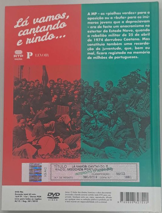 Pack Liberdade /Revolução / 25 de Abril (4DVD e 2 CD)