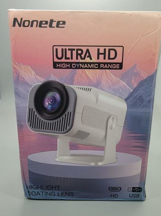 Przenośny projektor marki Nonete Ultra HD