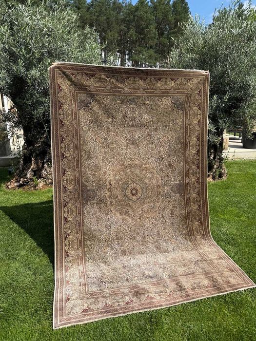 Jedwabny na jedwabiu dywan perski GHOUM / GHOM 250x160 gal. 40 tyś