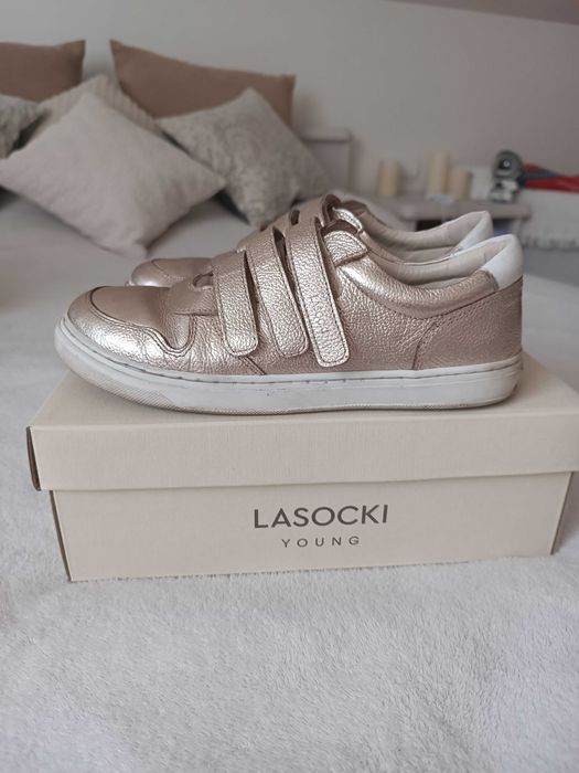 Buty dziewczynka 36 Lasocki złote