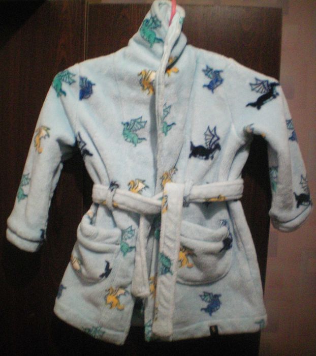 Халат детский Sergent Major 2-3года махровый плюшевый нежный мягкий