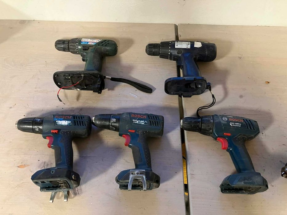 wkrętarki 5 sztuk, bosch pro professional, derda