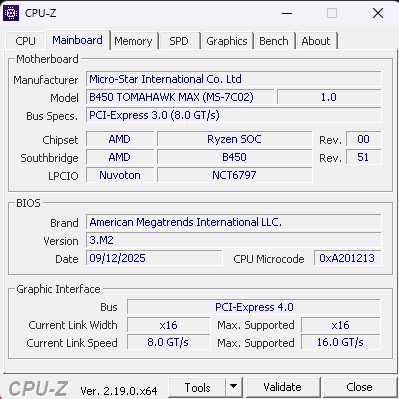 MSI B450 Tomahawk MAX + Wi-Fi 6 Intel AX200