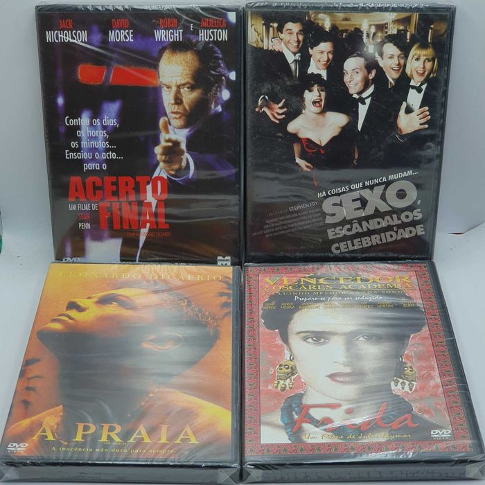Lote 6/3 - Pack de 18 Filmes Novos e Selados em DVD - Ref.VI