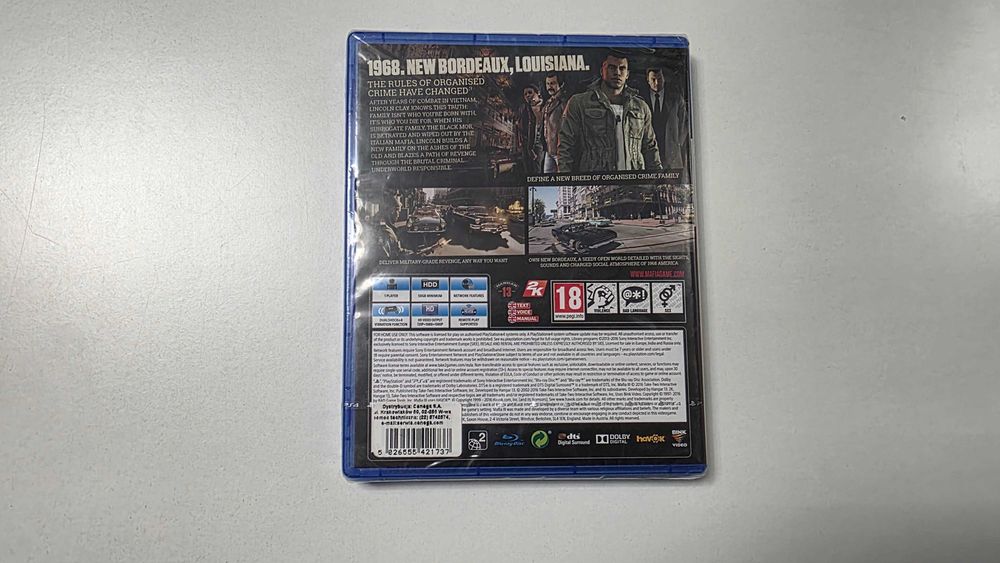 PS4 Mafia 3 PL folia zawiera Family kick-back