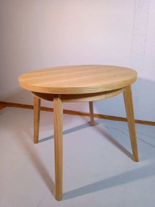 Stół okrągły rozkładany DĄB 90cm