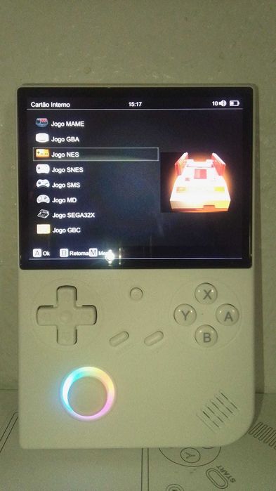 Consola Portátil Anbernic RG40XXV - Branco - Nova!!