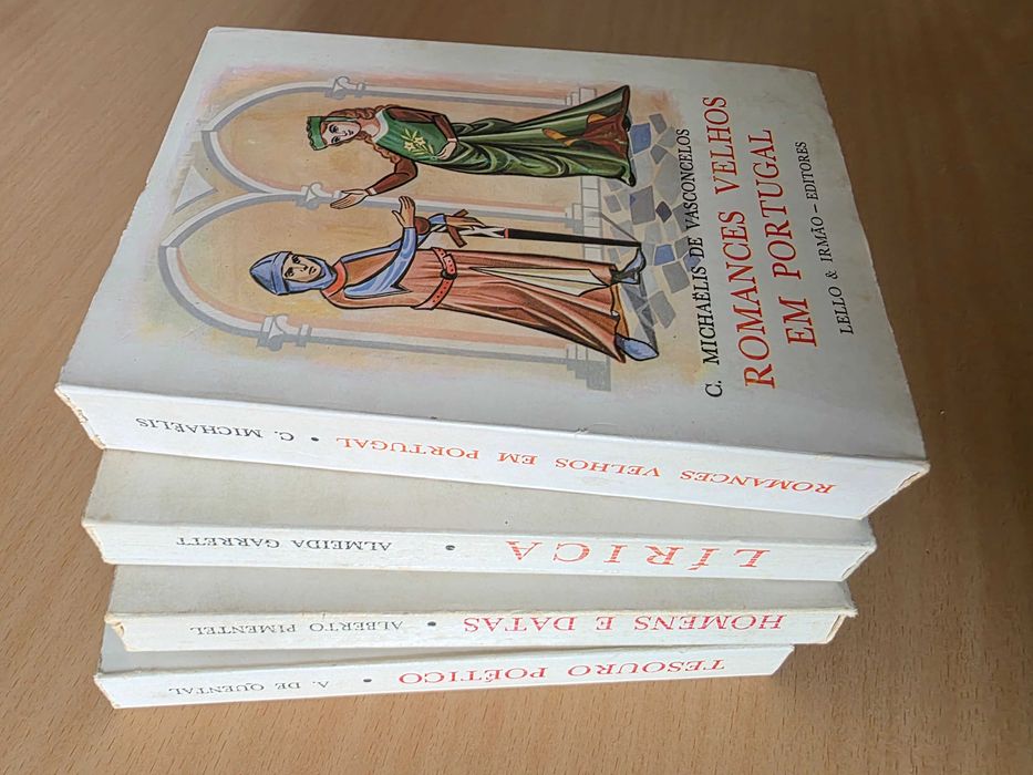 4 livros da Biblioteca Iniciação Literária da Lello