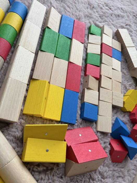 Drewniane klocki  magnetyczne Kooglo 98 szt