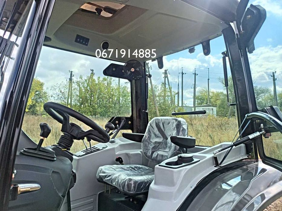 Трактор з кабиной Скаут ТY-404 С Новий дизайн кабіни, обшита пластиком, Реверс Доставка за наш рахунок до вашого будинку Кредит