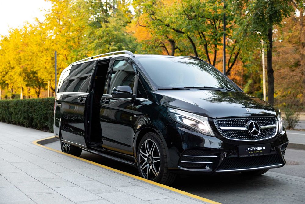 Mercedes v-class Львів/Київ-Буковель. vip Трансфер за кордон:Варшава