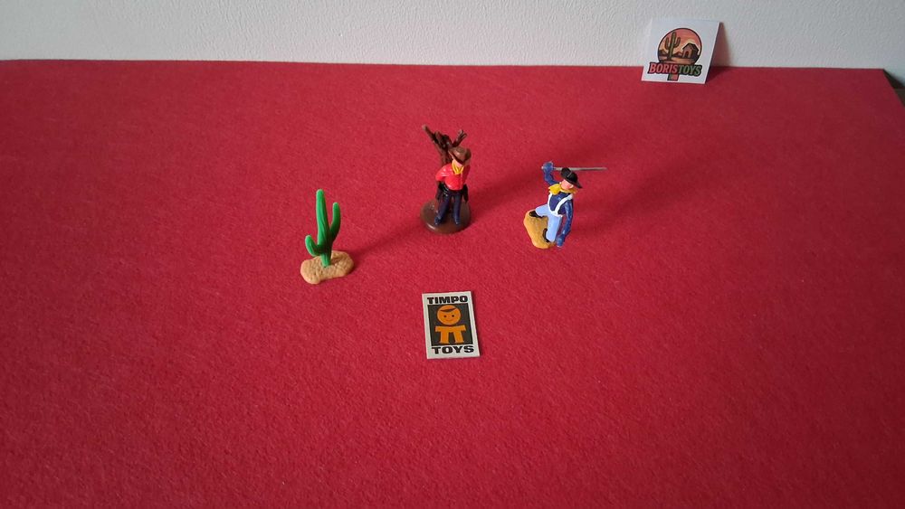 Timpo Toys » Soldado da União, Prisioneiro e Cacto