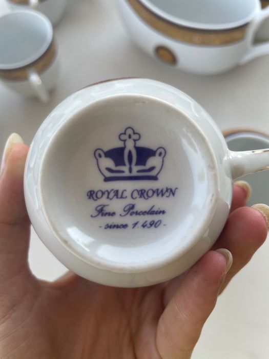 Serviço de jantar Royal Crown – 112 peças – NOVO nunca usado