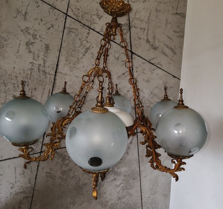 Lampa zabytkowa sufitowa