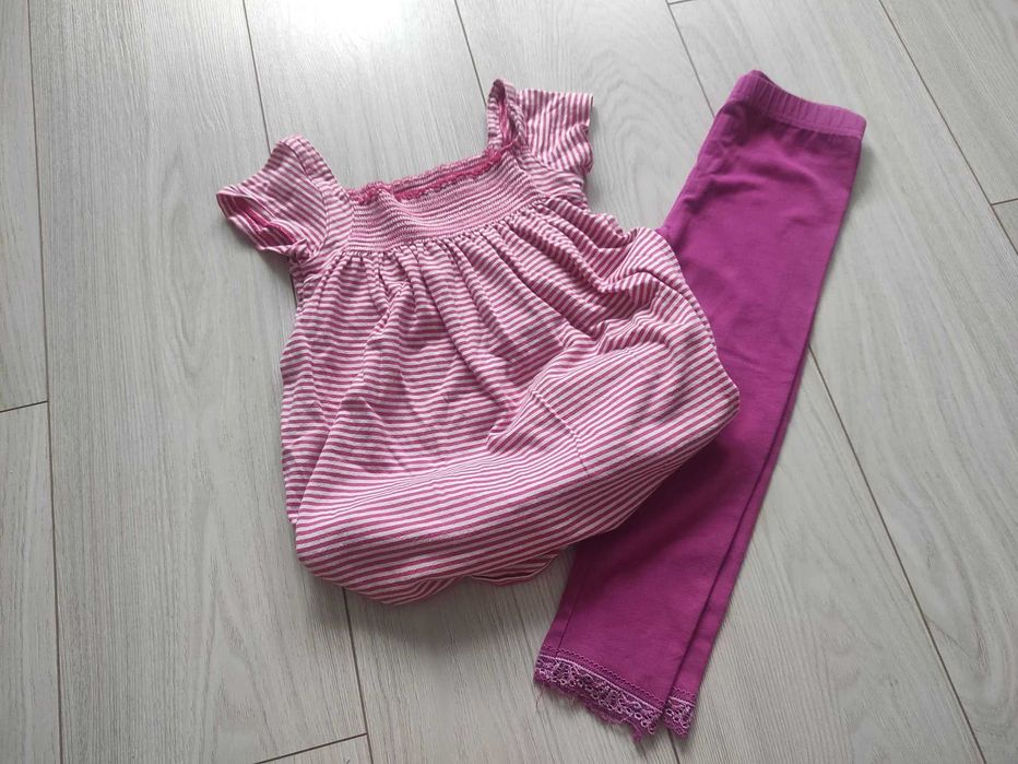 Bluzeczka/Tunika z legginsami 104/110