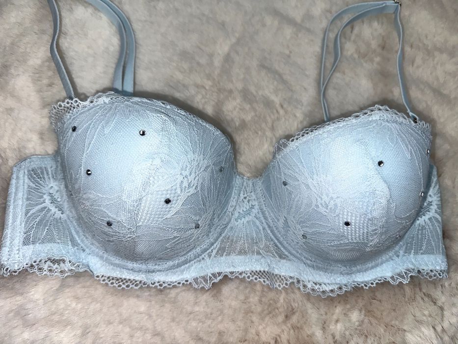 primark biustonosz jasnoniebieski nowy 80 B