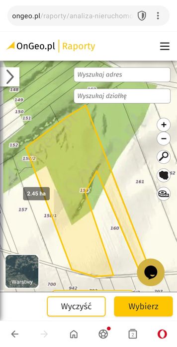 Sprzedam działke rolna nr 159 Niemienice.