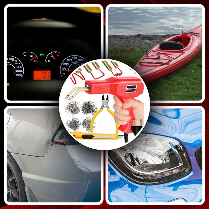 Zszywarka Do Plastiku Spawarka Zgrzewarka Lutownica Tworzyw +200szt Zs