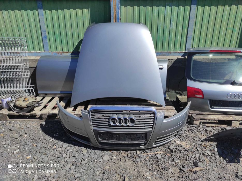 Audi A6 C6 LY7G maska zderzak Xenon błotnik lampa wzmocnienie w kolor