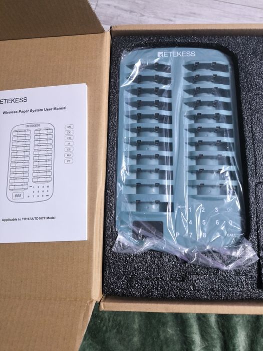 Retkerss TD167F system przywoławczy na  pager katering na pager
