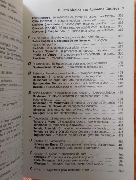 O livro médico dos remédios caseiros, Vários
